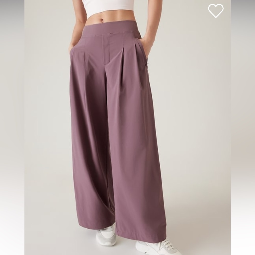 NWT Brooklyn heights wide leg pants.Size 12 R. Color Damask Mauve.
